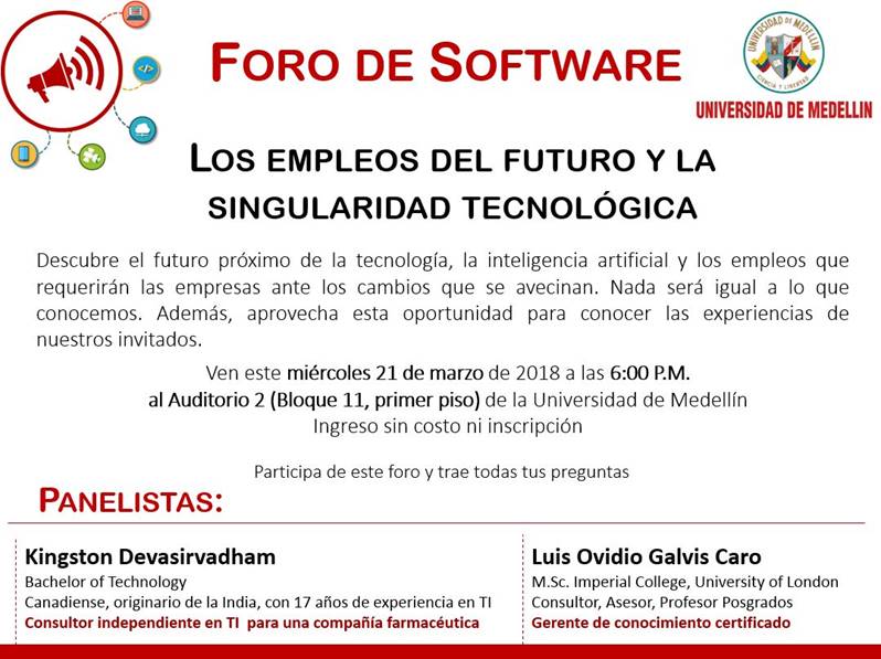 foro de software marzo